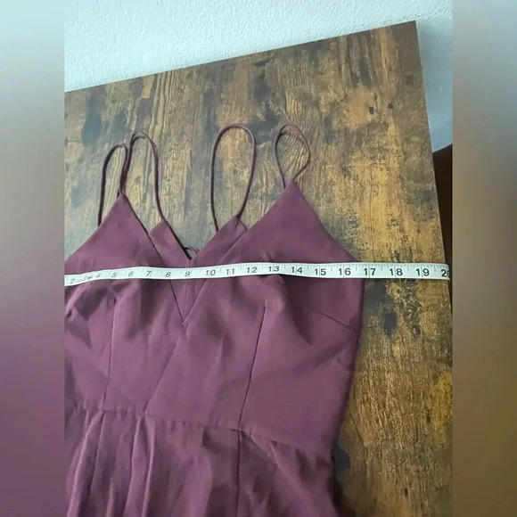 Keepsake Skinny Love Burgundy Midi Dress - Picture 9 of 13